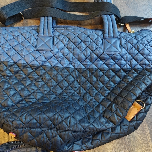 MZ Wallace Medium Sutton Deluxe in Navy/Black - Picture 3 of 5